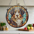 Bernese Mountain Dog Stained Glass Effect Suncatcher